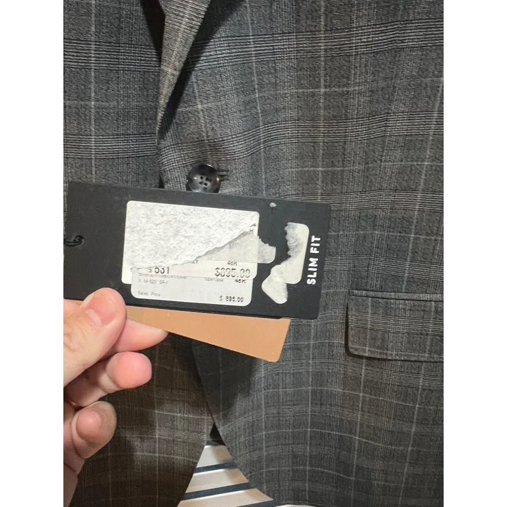 Hugo Boss Gray Wool Blazer Sport Coat - NWT‎